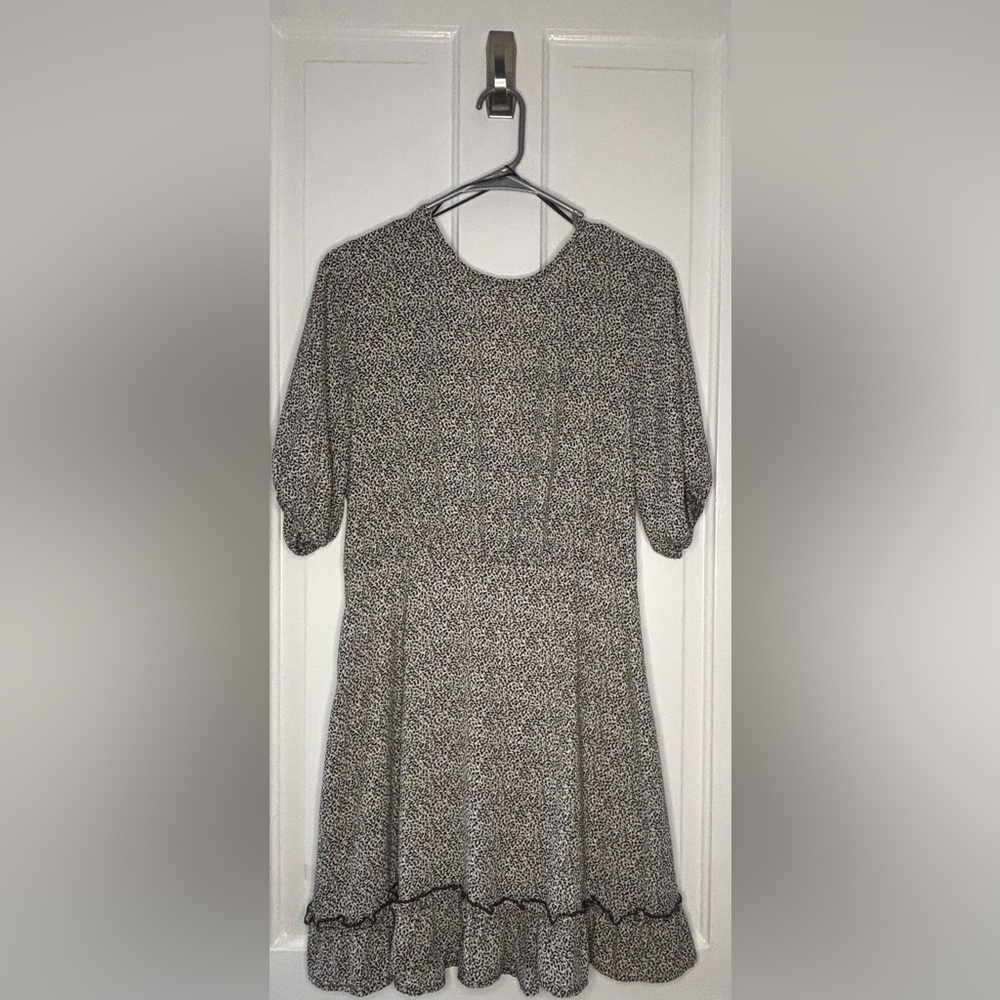 Sienna Sky Black & White Printed Mini Dress